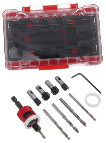Ciieeo Brocas Avellanadoras Para Carpintería Herramientas De Taladro De Kit De Profundidad Uniforme