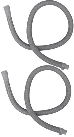 Veemoon 2pcs Thickened Explosion Drain Pipe Leakproof for Washing Machine Sink
