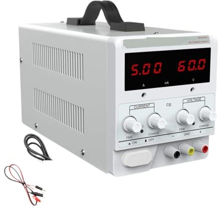 Fuente de alimentación regulada lineal de 30 V y 10 A Fuente de alimentación CC digital ajustable Fuente de alimentación conmutada for laboratorio Reparación de teléfonos portátiles Alta precisión, am