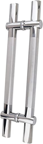 QHLMLL Poignée de Porte de Salle de Bain en Verre, Boutons en Acier Inoxydable, pièces de Rechange pour cabines de Douche, Porte-Serviettes Interne/Externe (Taille : 800 mm)