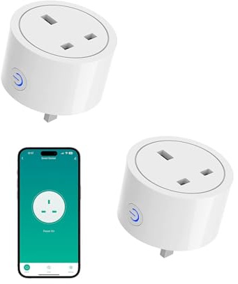 XENON Smart Plug, WiFi Plug, Smart WiFi Socket, SSmart Socket, Alexa Sockett, Compatible with Alexa and Google, No Hub Required, 2 Packs