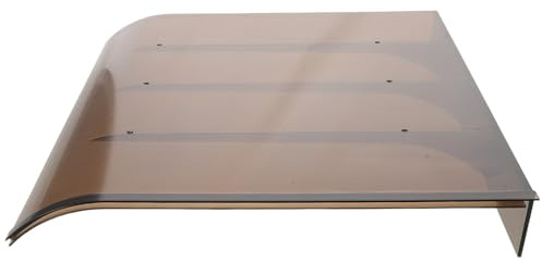 Couvercle Imperméable de Boîte aux Lettres en Plastique Café | Plaque Extérieure pour Jardin, Pare-pluie pour Usage Domestique, Design Discret et Élégant