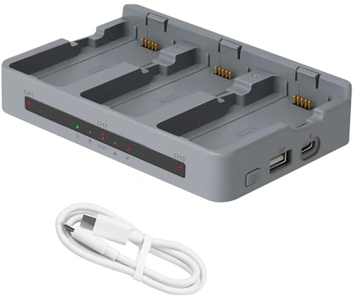 Suitable for DJI Neo 2 Battery Charger Charging Manager Storage and Maintenance Device Three-Port Charger