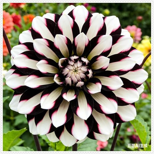 Dalia/Semi di Dalia- Resistente Perenne/Grandi Dimensioni/Ideale per Giardini e Balconi/Adatta ai Principianti-8Rizomi-E