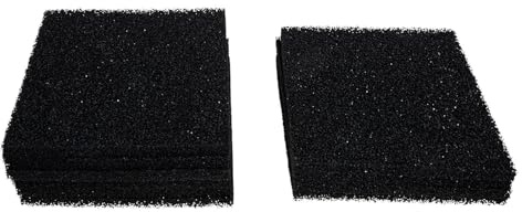 Filtro Carboni Attivi Pattumiera, 10 Pezzi Assorbe Odori | Dispositivo di Filtrazione in Fibra Nera, Elimina Cattivi Odori, Facile da Installare, per Casa