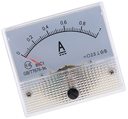 Dc Amperemètre Analogique Panneau Compteur Amp Metres Courant Manomètre, 0-1a