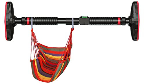 Pull Up Bars Kinder Und Erwachsene Trainieren Reckstangen, Die Klimmzugstange Der Indoor-Türrahmengarage Lässt Sich Auf 71-150cm Verstellen, Mit Schaukelsicherheitslast 300kg (Size : 119-150cm)