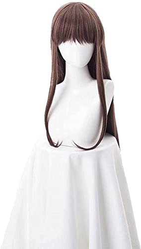 Tohru Cosplay Fruits Basket Cosplay Woman Long Brown 85cm Wig Cosplay Anime Cosplay Wig Heat Resistant Synthetic Wigs