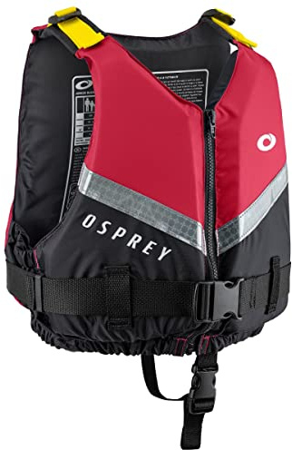 Osprey Kids Buoyancy Aid | Junior 50N Waterproof Buoyancy Vest for Watersports, Kayaking, Paddle Boarding, Watersports, Multiple Colours, Red