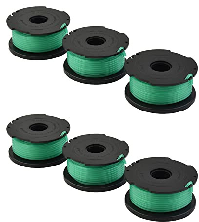 6Pcs Grass Trimmer Spool Line Lawn Mower Replacement Part for Black & Decker GL7033 GL8033 GL9035