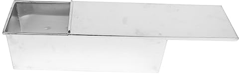 BRIGHTFUFU Aluminum Alloy Loaf Baking Pan Lid 1200g Non-Stick Bread Mold Toast Making Bakeware for Kitchen