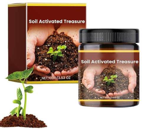 Bodenaktivator – Bodenweichmacher | Milde Formel zura Bodenverbesserung | Bodenverbesserer für Rasen | 100 g Plant Nutrition gedüngter Boden Nutrition Bio-Pflanzendünger Lockern Sie Blumenerde