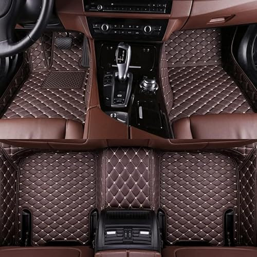 YYASWED Allwetter Autoteppich, Für MINI Cooper R56 (2door) 2007-2013,All-Inclusive-Stil Automatte,Fußmatte Auto,Wasserdicht und rutschfest Autoteppich,B