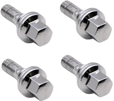 GYTTAK Reifenschraube Radmutter Kompatibel Mit Citroen C5 C4L 4 Stück M12 X 1,25 Auto-Radschrauben, Muttern, Stehbolzen, OE: 540567, 5405.67, 9406.84, 940684, 9644576680 Stahl-Radschrauben
