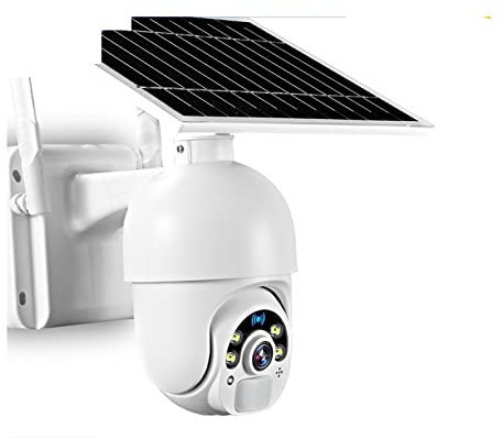 Kits de surveillance DVR, Caméra IP solaire 4G extérieure 1080P HD PTZ Surveillance de la Charge de la batterie caméra sans fil étanche Protection de sécurité à usage domestique , CCTV extérieure(4G C