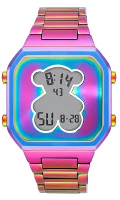 TOUS Watches d-Bear Reloj para Mujer Digital con Brazalete de Acero Inoxidable 3000137900