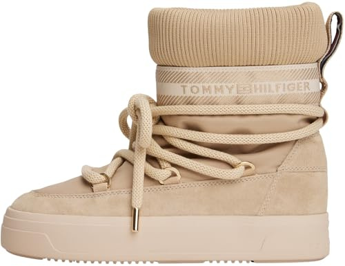Tommy Hilfiger dam Tommytech Logotape Snowboot Warm Fw0fw08998Utomhus stövlar