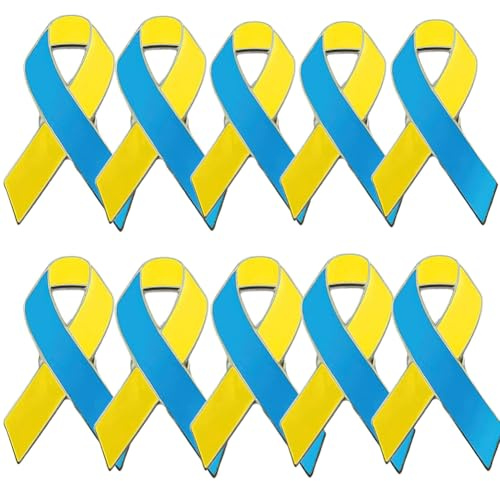 Ukrainische Bandnadeln, Friedensknoten-Brosche, Ukraine-Anstecknadel, Ukraine-Bandabzeichen, mit Ukraine-Freundschaftsabzeichen, Ukraine-Flagge, Brosche, ukrainisches Geschenk für Männer und Frauen,