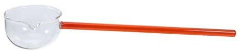 COLLBATH Louche Verre Long Manche Bec Verseur pour Sauces Desserts pour Punch Soupe Cocktails Ustensile Polyvalent à Haute Température