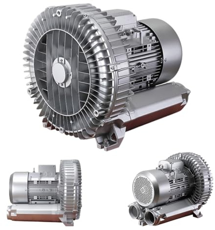 Pounjsd Bomba De Aire Eléctrica De 220 V, Compresor De Anillo De Gas, Turbina De Anillo De Gas, Centrifuge Fan, Bomba de Aire Estanque de Peces Aireador para Piscina o SPA 0.75 kW