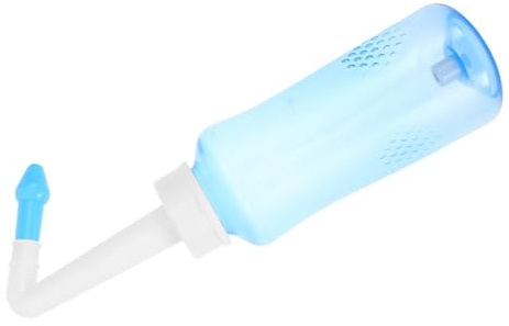 ZUNOXAZ Tragbare Nasendusche 300 Ml aus Pp mit Verstellbarem Wasserdruck zur Nasenspülung für Erwachsene und Kinder Manuelle Nasenreinigung für Effektive Nasenpflege