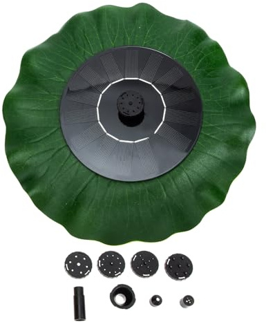 Anneome Fontana Solare da Giardino per Stagno Pompa ad Energia Solare Kit Decorativo per Fontana da Esterno per Piscina e Patio