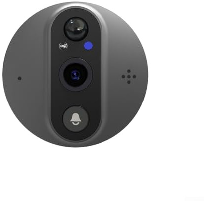 Spioncino 1080P Wireless Spioncino con audio a 2 vie, videocamera di sicurezza HD con rilevamento di movimento PIR, spioncino digitale per porta d'ingresso,