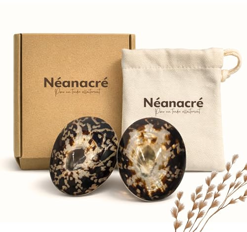 Coquillages d’Allaitement en Nacre Naturelle – Protège Mamelons Allaitement – Soulage Crevasses & Irritations – Réutilisables – Tailles S/M/L – Néanacré (M) (L)