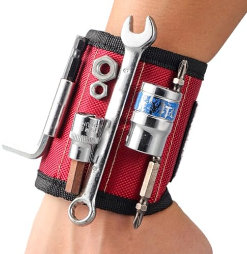 Magnetisches Handgelenk Werkzeug Gurt Praktisches Magnetarmband Zur | Werkzeug-Organizer Für Vater Onkel Ehemann Geburtstag Weihnachten Neujahr Feiertag
