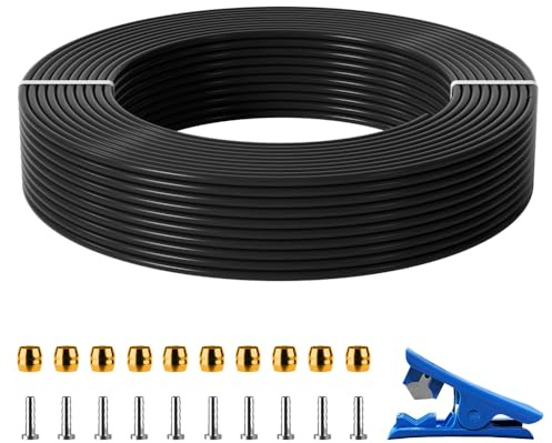 5 Meters Bike Hydraulic Brake Hose Kit for Shimano BH90 Bicycle Disc Brake Cable Housing - Compatible with Avid, SRAM, Magura Systems - High-Performance Cycling Brake Hose Replacement