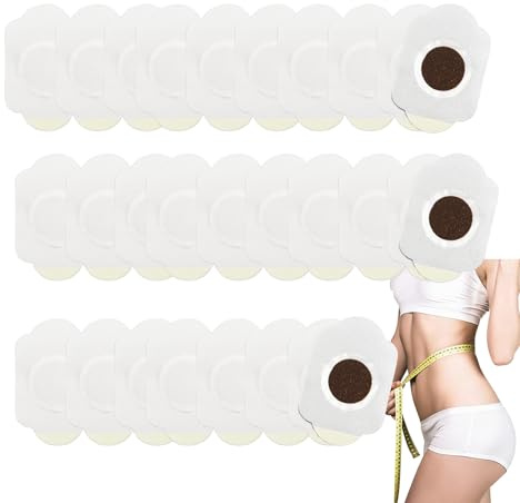 Abnehmpflaster, Abnehmen Schnell Patch, Slimming Fettverbrenner, Navel Stickers Einfache Anwendung, Weight Loss Botanische Essenz für Alle Körpertypen