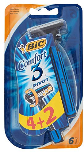 BIC CUCHILLA CONFORT 3 HOJAS BLISTER 4+2 PZ HOMENAJE