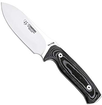 Cudeman Cuchillo 298-MC FAB I el original + Kit Completo Supervivencia hoja de acero Böhler N-695 de 11 cm y empuñadura de micarta negra de 12,5 cm para caza, pesca, supervivencia y bushcraft