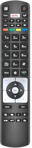 Gvirtue RC5118 Fernbedienung für Hitachi Telefunken TV 48WF400A A40F446A A55F446A C55U320A4CW-3D D32F286B4CW D32F287N4CW D32H286B3CW D39F265B3CW