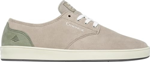 Emerica(エメリカ) Unisex's Sneakers Skate Shoe, Beige/Grey/White, 26.0 cm