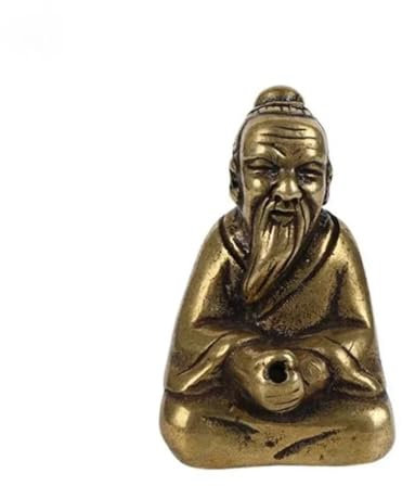 Antike Bronze-Taoismus-Statue, Buddha-Figuren aus reinem Kupfer, Ornamente, Sammlung von Räuchergefäßen, Heimdeko, Kunsthandwerk