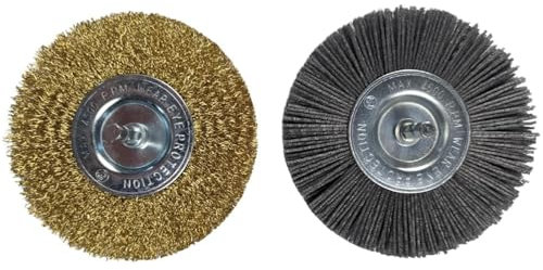 Wjelet Lazy-Weeder - Cepillo eléctrico para eliminar malas hierbas, bloque de musgo, limpiador de pavimentos de patio, 2 kg y 400 W (solo cepillo de nailon y alambre)