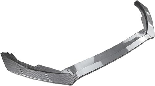 CSYKKL Auto Frontlippe Frontspoiler für Ford Focus MK4 ST Line 2019 2020 2021 2022,ABS Kratzfest Kollisionssicher Front stoßstangen Lippenspoiler Flügel Exterieur Zubehör,A/CarbonFiberLook