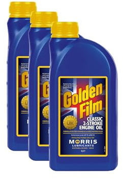 Morris Golden Film Classic 2 Stroke Motorcycle Engine Oil API TC JASO FB 3x1L