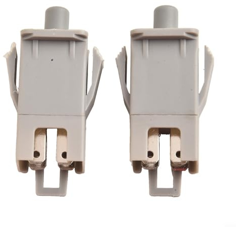 Interruptor de asiento para cortacésped AYP532176138 de 4 pines, compatible con modelos PLG-006 y 430-702, paquete de 2 interruptores de enclavamiento de seguridad gris para equipos eléctricos al aire