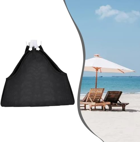 ReachMall Sac de lestage pour parasol de plage robuste Oxford 600D avec 4 poignées pour les jours venteux sur la côte