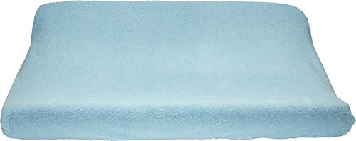 Ti TIN Copri Fasciatoio Universale con Tessuto Elastico Adattabile | Coprifasciatoio 100% Microfibra Morbida e Assorbente, 80x50 cm, Colore Celeste