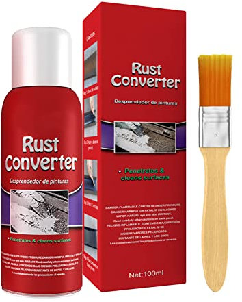 ulapithi Rust Converter Cars Extereme Rust Converter Rust Converter Metal Car Chassis Rust Converter Car Rust Remover Rust Inhibitor Derusting Spray Maintenance Cleaning Rust Dissolver Car Truck Wi