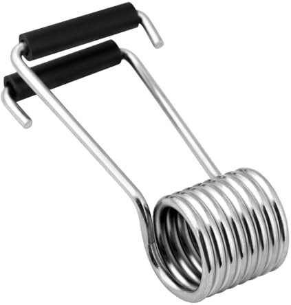 6uds Cierrapuertas con Resorte Mariposa, Cierrapuertas Automático Universal con Tampón de Silicona Cierrapuertas Resorte de Acero al Carbono que se Adapta a Mayoría Pasadores Bisagra Puerta