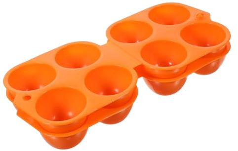 CHICAMPERA 2 piezas Organizador de Huevos para Frigorífico Unidades Caja Plástica Resistente para Huevos Contenedor Reutilizable y Duradero para Almacenamiento Seguro Cocina y Refrigerador