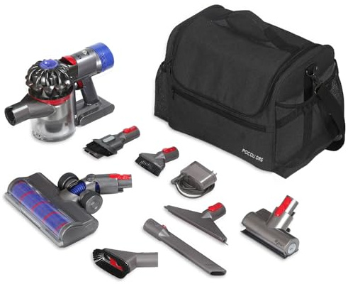 Vakuum-Aufbewahrungstasche für Auto und Boot, kompatibel mit Dyson V7 – V15 – Organizer-Tasche für kabellosen Handstaubsauger und Zubehör, Reisetasche mit verstellbaren Trennwänden für Zuhause, Auto