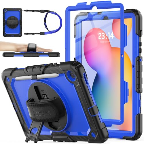 SEYMAC stock Case for Samsung Galaxy Tab S6 Lite 10.4 Inch, Blue