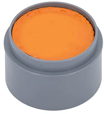 Grimas Water-Make-Up, 15ml Wasserschminke, Farbe dunkelorange 509, professionelle Körperfarbe, schnelltrockend und sehr hautschonend, ideal fürs Kinderschminken, Karneval und Halloween