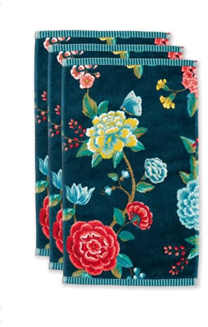 Pip Studio Gästetuch-Set Good Evening 3X Farbe Dunkelblau, Größe 30x50 x 3