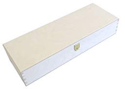 Schnapskiste - Klappkiste - Geschenkbox Holz - Aufbewahrungsbox für Geschenke - Holzkiste für Schnaps á 100 ml - ideale Geschenkbox mit Klappdeckel - Holzbox aus Birkensperrholz (2 Flaschen)
